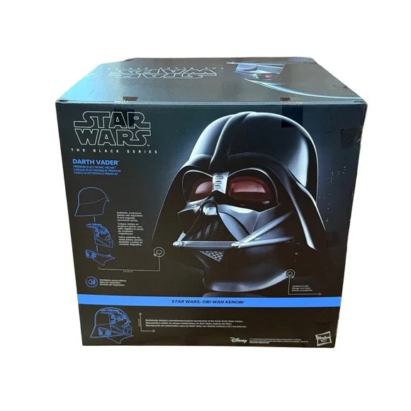 Hasbro Star Wars Black Series Darth Vader Helmet New Obi-Wan Kenobi F8103